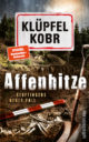 Cover_Affenhitze_Medium_zeigt Ausgrabungsstätte, Knochen und Werkzeuge im Vordergrund, im Hintergrund Tannenwald