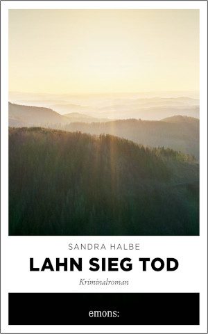 Cover Lahn Sieg Tod_Thumb300_zeigt bewaldete Hügel, vermutlich Siegerland