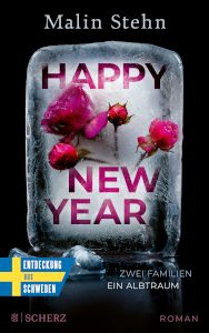 Cover_Happy New Year_Thumb300_zeigt Rosenknospen, die in einem Eisblock eingefroren sind, sehr düster