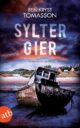 Cover_Sylter Gier_Medium_zeigt Schiff, das vor Sylt ankert, dunkler, bedrohlicher Himmel