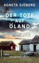 Cover_Der Tote auf Öland_Medium_zeigt typisiche Häuser an der schwedischen Küste, darüber ein bedrohlich wirkender Himmel