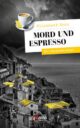 Cover_Mord und Espresso_Medium_zeigt einen Uferbereich des Gardasees, im Hintergrund die Berge