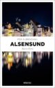 Cover_Alsensund_Medium_zeigt Häuser, die sich in einer Wasserfläche widerspiegeln, sehr düster