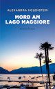 Cover_Mord am Lago Maggiore_Thumb_ zeigt See im Sonnenuntergang, im Hintergrund die Berge