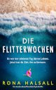 Cover_Die Flitterwochen_Thumb_zeigt Wellenbrecher am Strand und eine Frau, die in einem Schwimmring im Wasser treibt